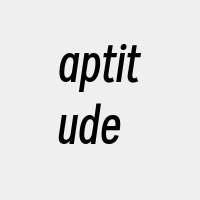 aptitude