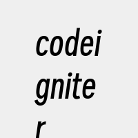 codeigniter