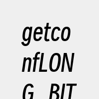 getconfLONG_BIT