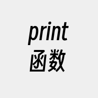 print函数