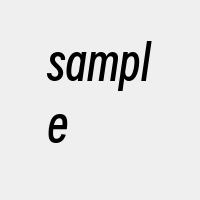 sample