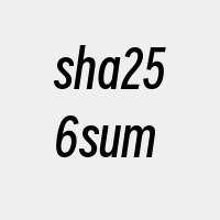 sha256sum