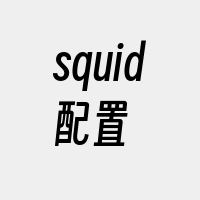 squid配置