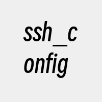 ssh_config